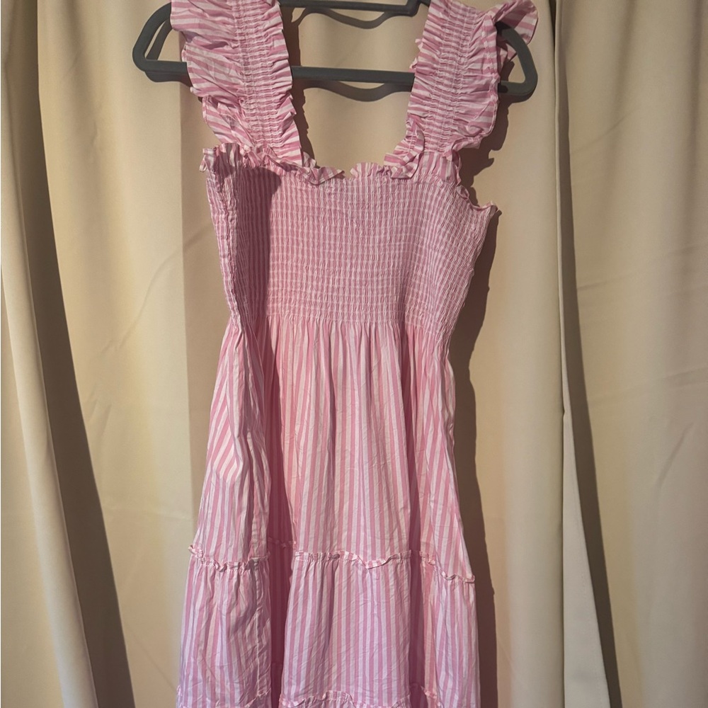 Hillhouse Pink Striped Ellie Nap Dress